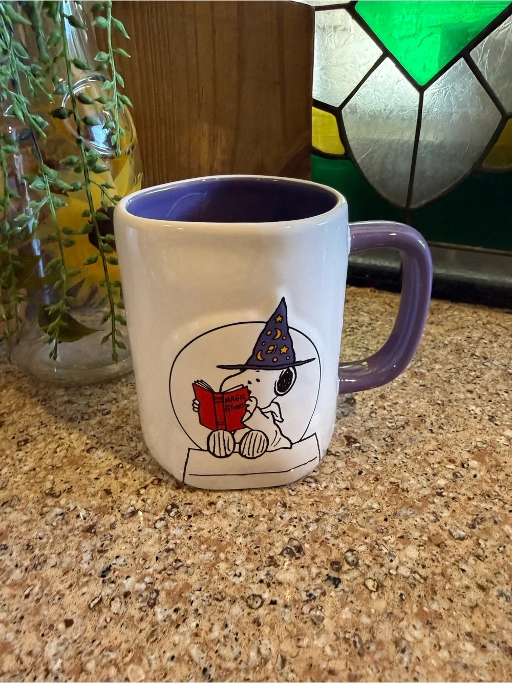 Rae Dunn “Magic Potion” Snoopy Wizard Ceramic Mug - Halloween